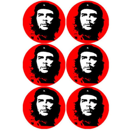 Ernesto "Che" Guevara (6 fois 9cm) - Sticker/autocollant