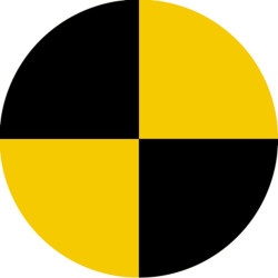 Crash test (20cm) - Sticker/autocollant