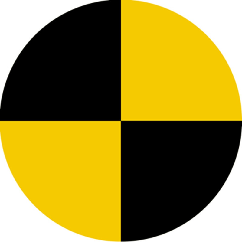 Crash test (20cm) - Sticker/autocollant