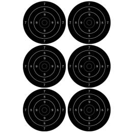 Cible noire 2 (6 fois 10cm) - Sticker/autocollant