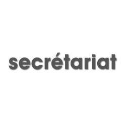 secrétariat - 28x7cm - Sticker/autocollant