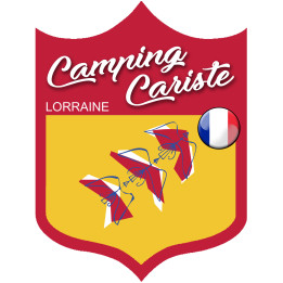 Campingcariste Lorraine - 20x15cm - Sticker/autocollant