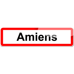Amiens (15x4cm) - Sticker/autocollant