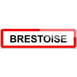 Brestoise (15x4cm) - Sticker/autocollant