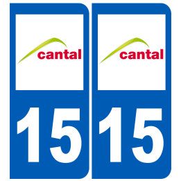 immatriculation 15 Cantal - Sticker/autocollant