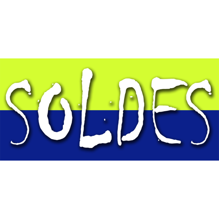 SOLDES V13 - 30x14cm - Sticker/autocollant