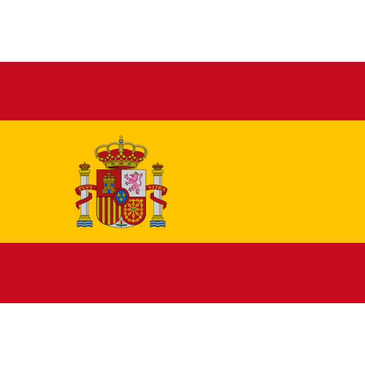 Drapeau Espagne - 5 x 3,3 cm - Sticker/autocollant