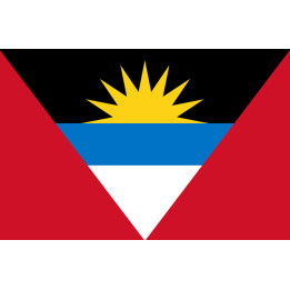 Drapeau Antigua and Barbuda - 19.5x13cm - Sticker/autocollant