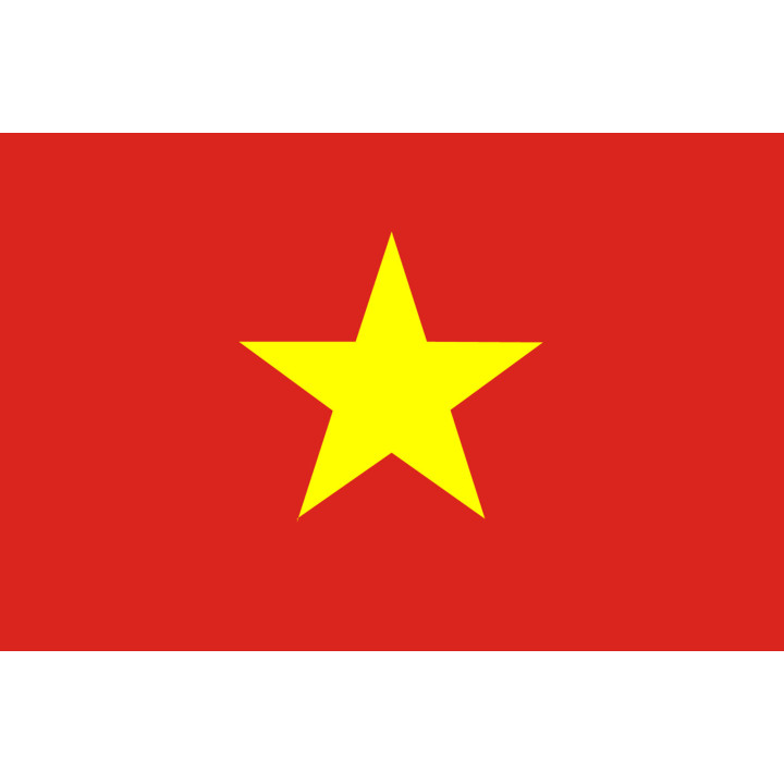 Drapeau Viet Nam - 5x3,3cm - Sticker/autocollant