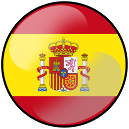 drapeau Espagnol - 10cm - Sticker/autocollant