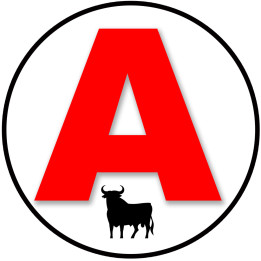 A Espagnol toro - 15cm - Sticker/autocollant