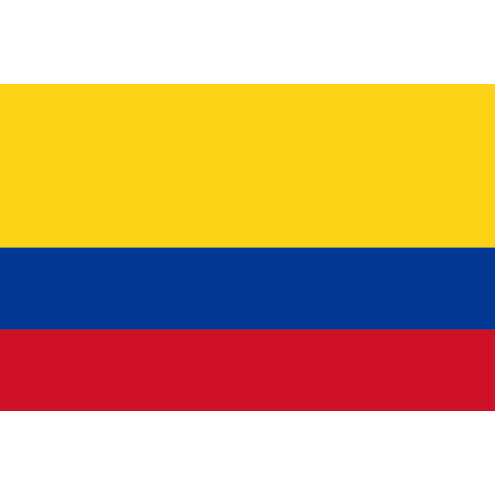 Drapeau Colombie - 19.5 x 13 cm - Sticker/autocollant