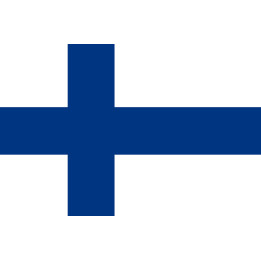 Drapeau Finlande - 19.5x13cm - Sticker/autocollant
