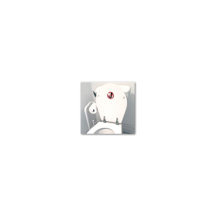 ne rien jeter hors papier toilettes dans les WC - 15cm - Sticker/autoc