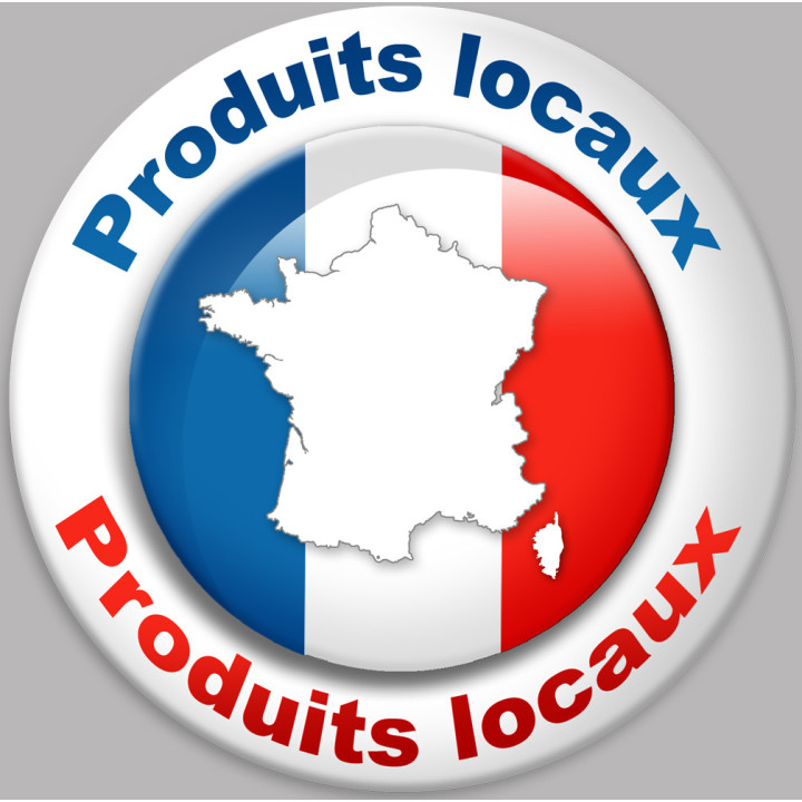 Produits locaux - 10x10cm - Sticker/autocollant
