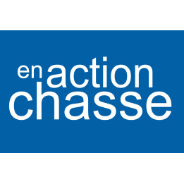 en action de chasse - 29x19.3cm - Sticker/autocollant