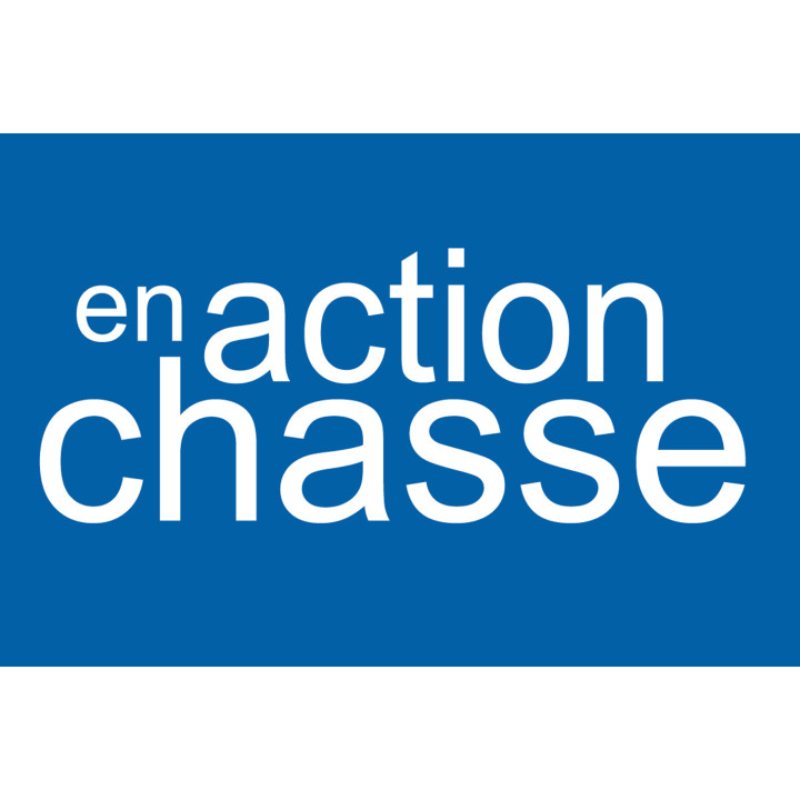 en action de chasse - 29x19.3cm - Sticker/autocollant