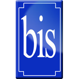 numéro de rue BIS - classique 10x6cm - Sticker/autocollant