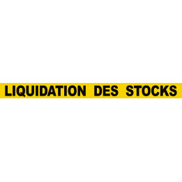 LIQUIDATION DES STOCKS (60x5cm) - Sticker/autocollant