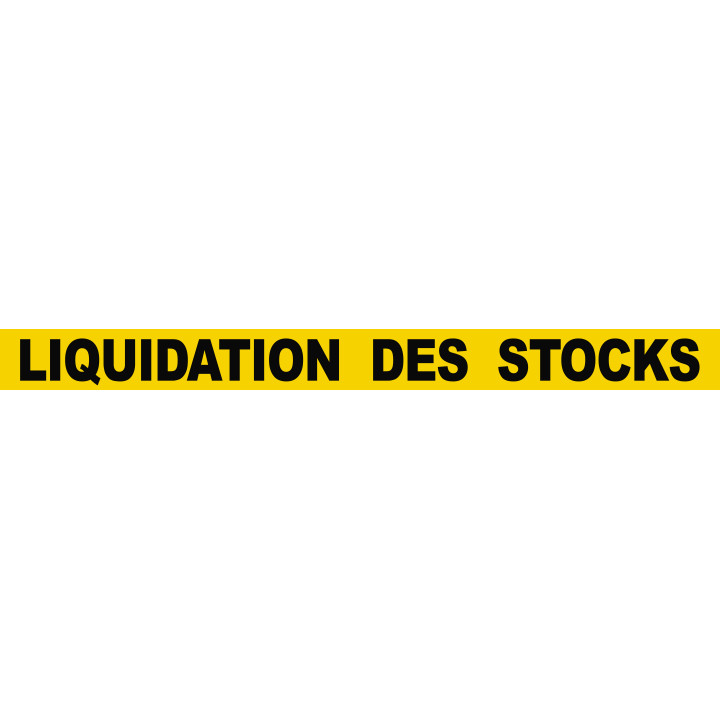 LIQUIDATION DES STOCKS (60x5cm) - Sticker/autocollant