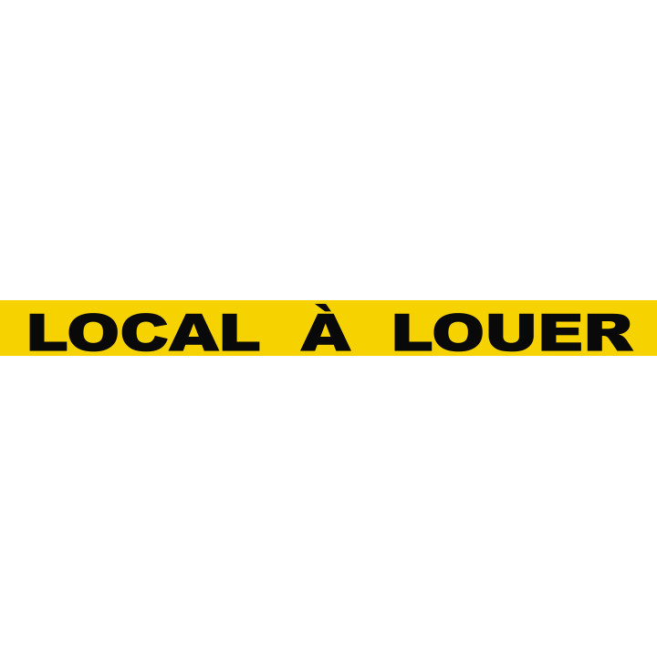 LOCAL À LOUER (120x10cm) - Sticker/autocollant