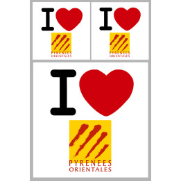 Département 66 les Pyrénées Orientales (1fois 10cm 2fois 5cm) - Sti