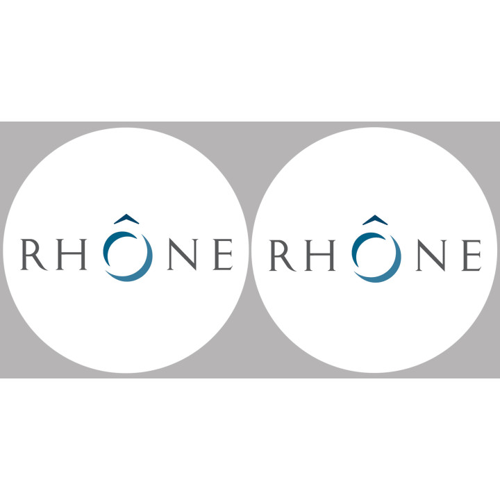 le Rhône (2fois 10cm) - Sticker/autocollant