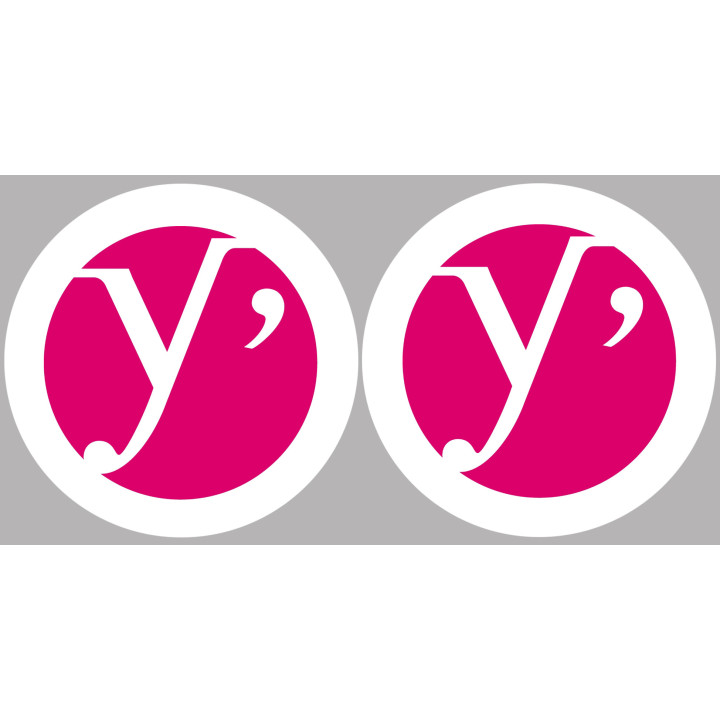 les Yvelines (2fois 10cm) - Sticker/autocollant