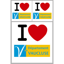 le Vaucluse (1fois 10cm 2fois 5cm) - Sticker/autocollant