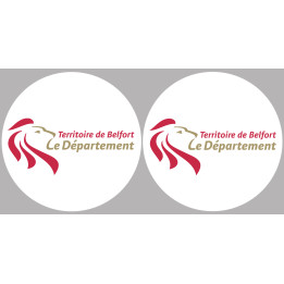 Territoire de Belfort (2fois 10cm) - Sticker/autocollant
