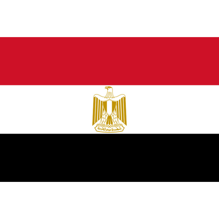 Drapeau Egypte (15x10cm) - Sticker/autocollant