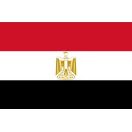 Drapeau Egypte (5x3.3cm) - Sticker/autocollant