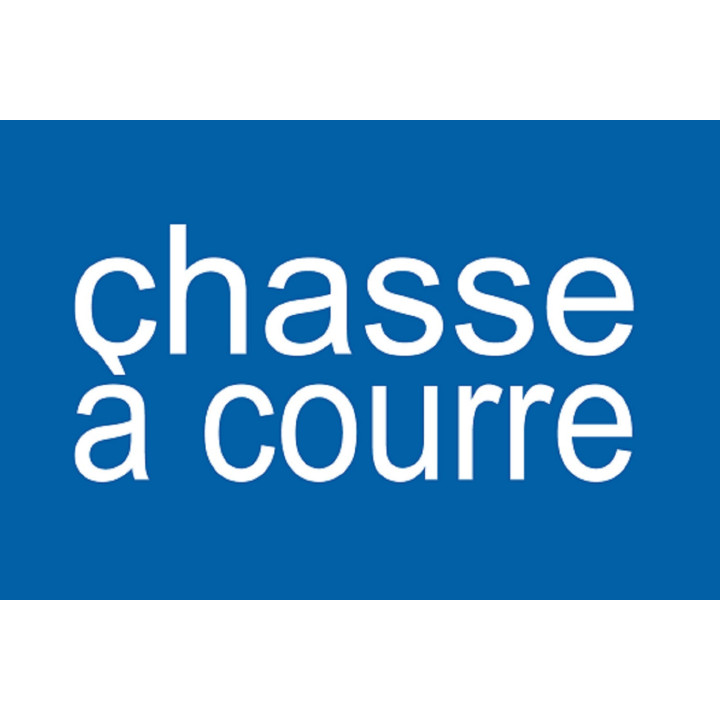 chasse à courre - 10x6.5cm - Sticker/autocollant