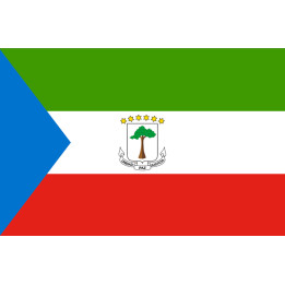Drapeau Guinée équatoriale (19.5x13cm) - Sticker/autocollant