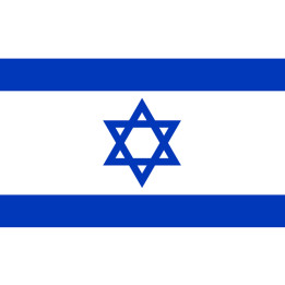 Drapeau Israel (19.5x13cm) - Sticker/autocollant