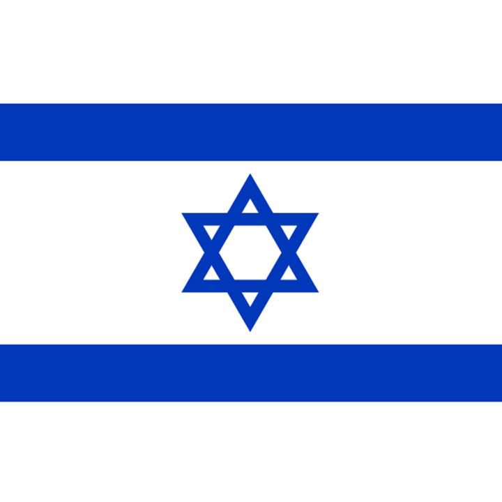 Drapeau Israel (15x10cm) - Sticker/autocollant