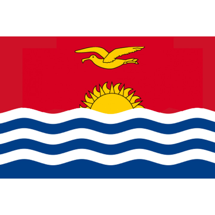 Drapeau Kiribati (5x3.3cm) - Sticker/autocollant