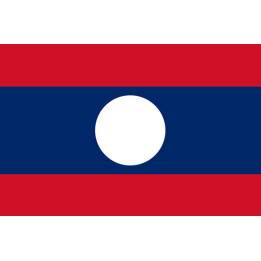 Drapeau Laos (15x10cm) - Sticker/autocollant