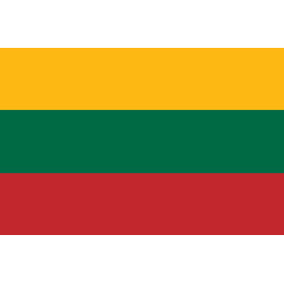 Drapeau Lituanie (5x3.3cm) - Sticker/autocollant