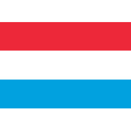 Drapeau Luxembourg (19.5x13cm) - Sticker/autocollant