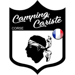 Campingcariste Corse (20x15cm) - Sticker/autocollant