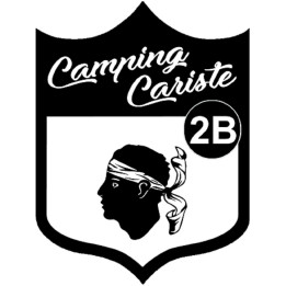 Campingcariste Corse 2B (20x15cm) - Sticker/autocollant