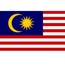 Drapeau Malaisie (19.5x13cm) - Sticker/autocollant