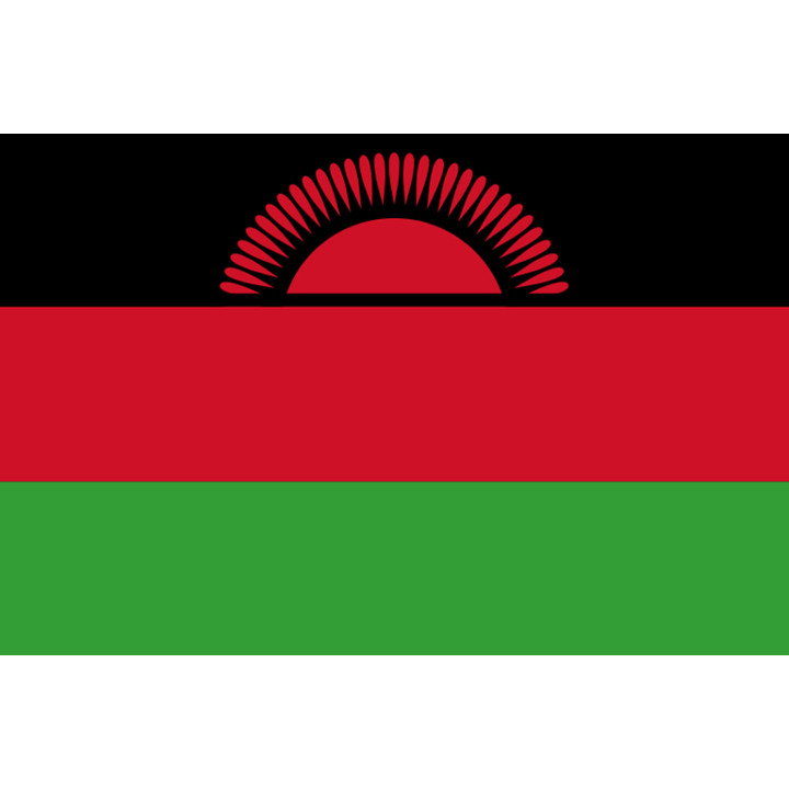 Drapeau Malawi (5x3.3cm) - Sticker/autocollant