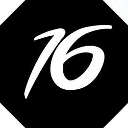 numéro de boite aux lettres 16 - architecte 10x10cm - Sticker/autocol