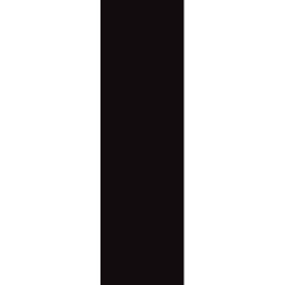 Lettre I noir sur fond blanc (15x6cm) - Sticker/autocollant
