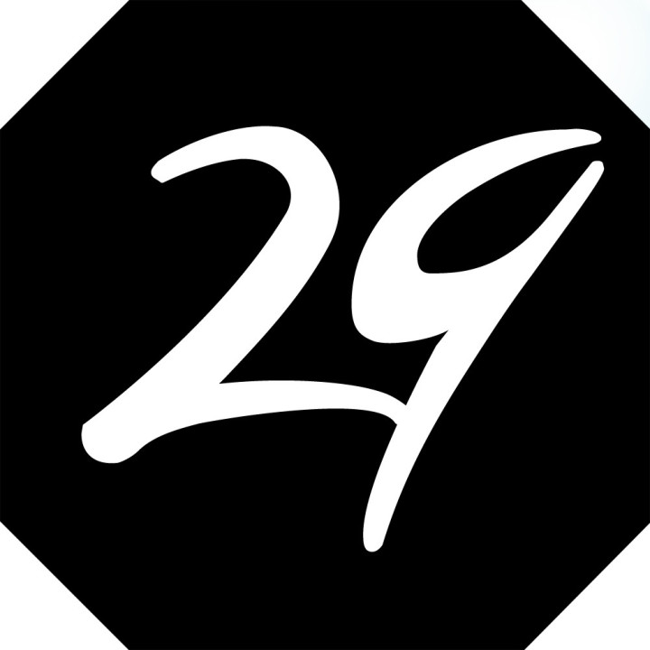 numéro de boite aux lettres 29 (architecte 10x10cm) - Sticker/autocol