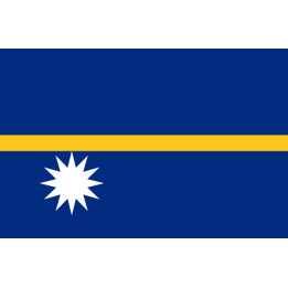 Drapeau Nauru (15x10cm) - Sticker/autocollant