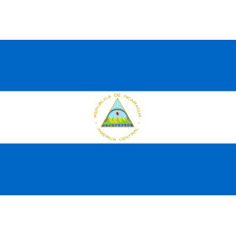 Drapeau Nicaragua 19.5x13cm) - Sticker/autocollant
