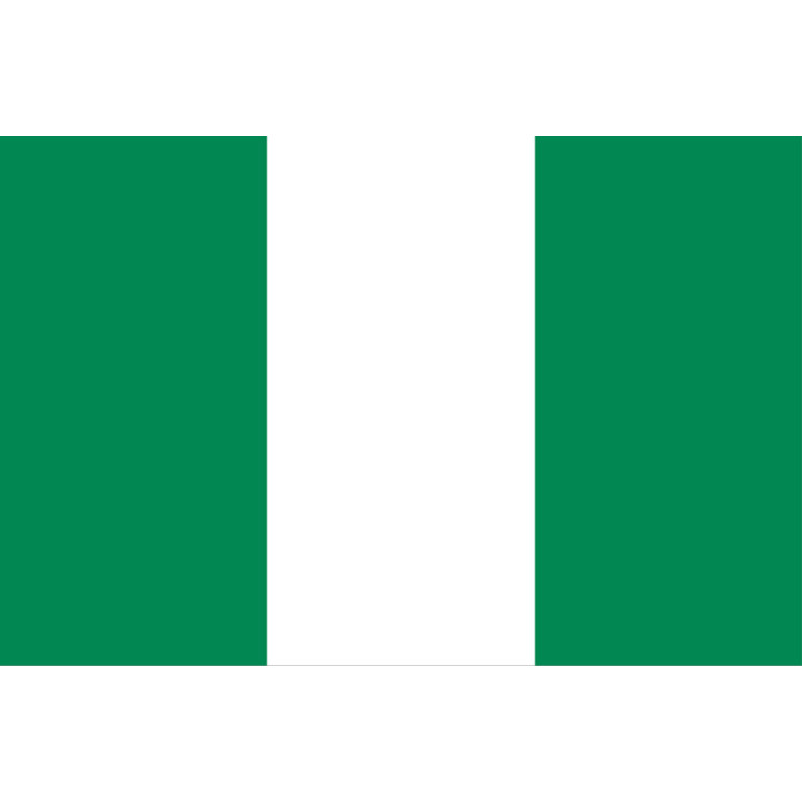 Drapeau Nigeria (15x10cm) - Sticker/autocollant